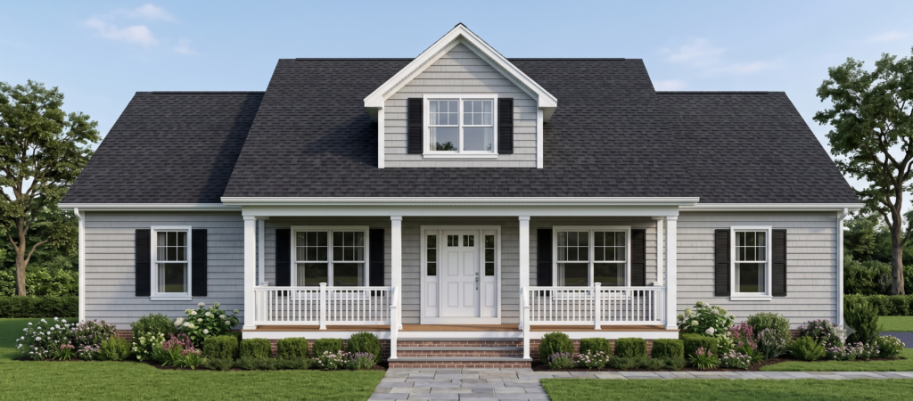 Chappell Hill plan exterior rendering