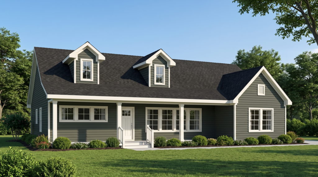 Crockett plan exterior rendering