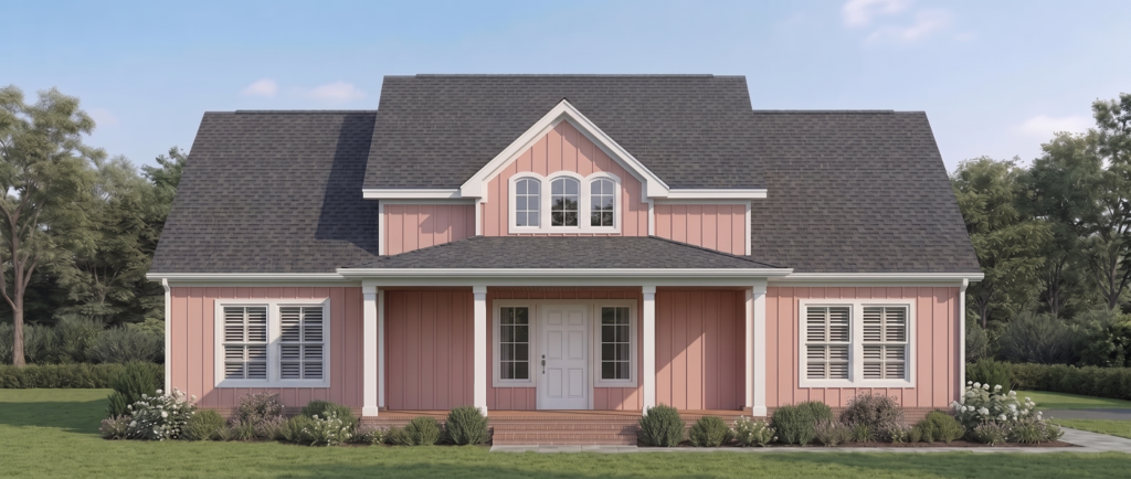 Dimebox plan exterior rendering