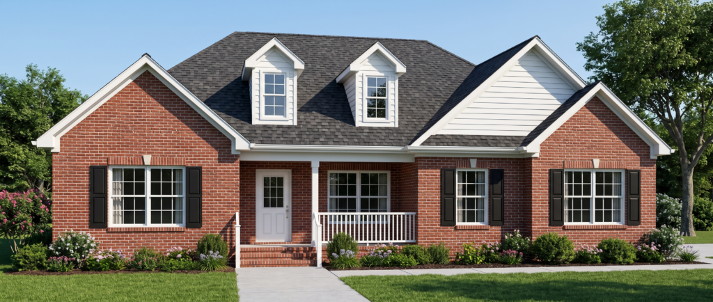 Preston plan exterior rendering