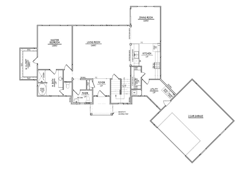 Asheville First Floor plan