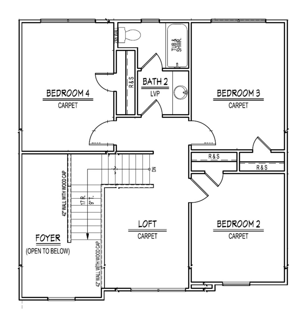Charlotte Second Floor plan