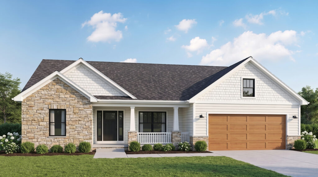 Concord plan exterior rendering