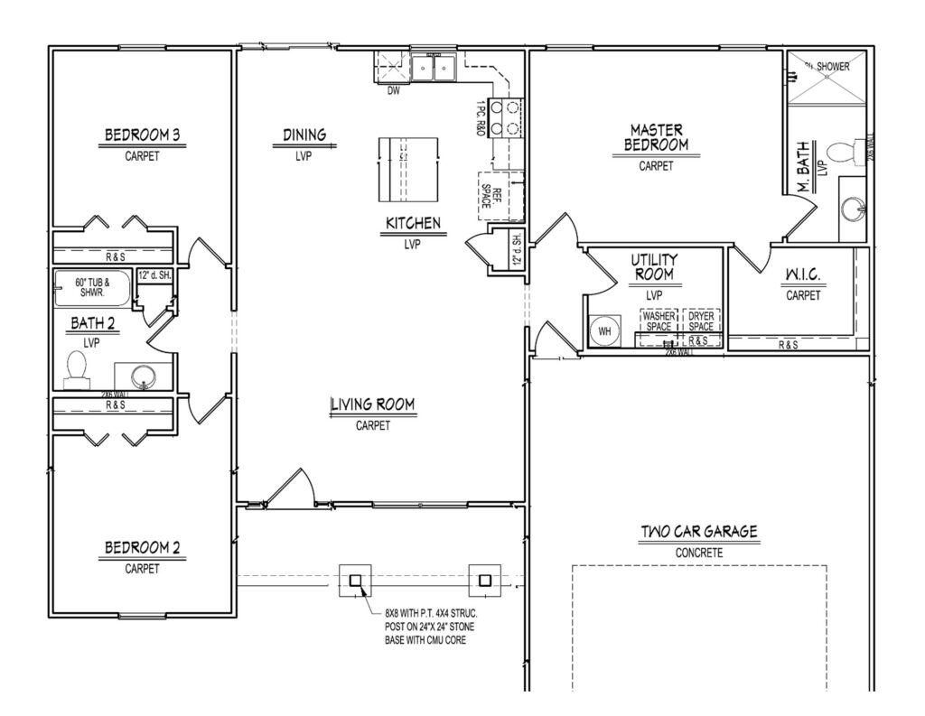 Concord First Floor plan