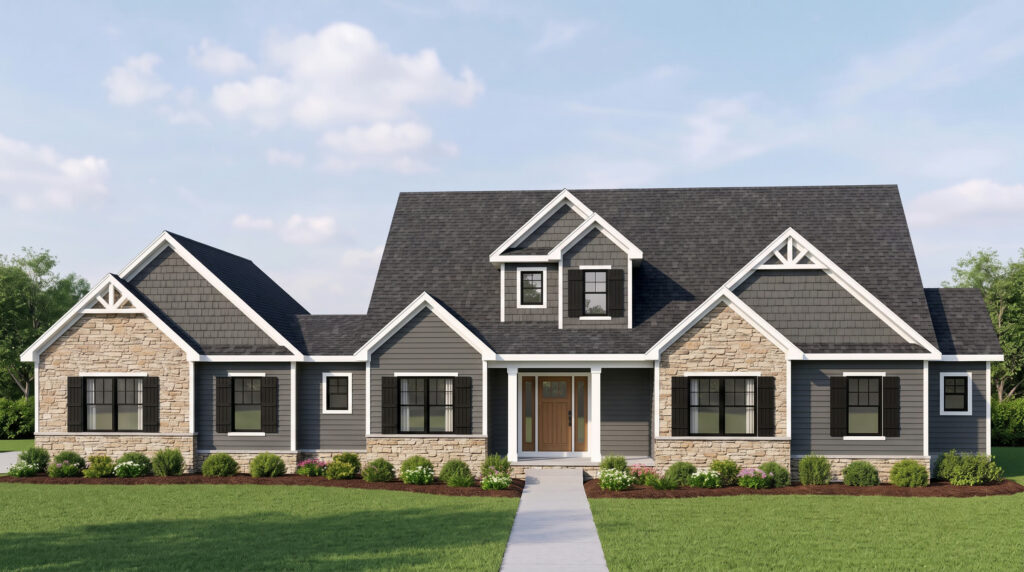 Denton plan exterior rendering