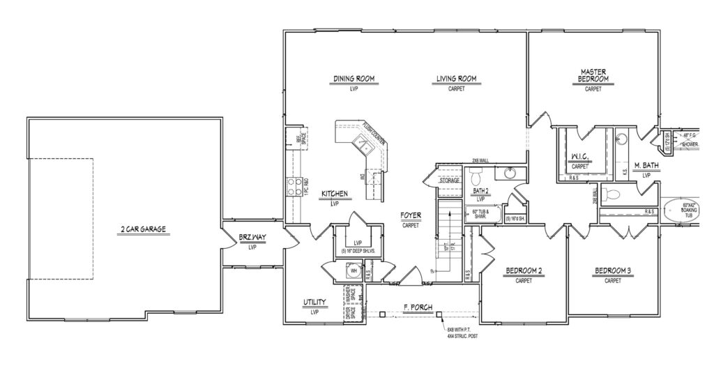 Denton Main Floor plan
