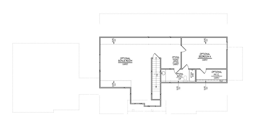 Denton Optional Bonus Floor plan
