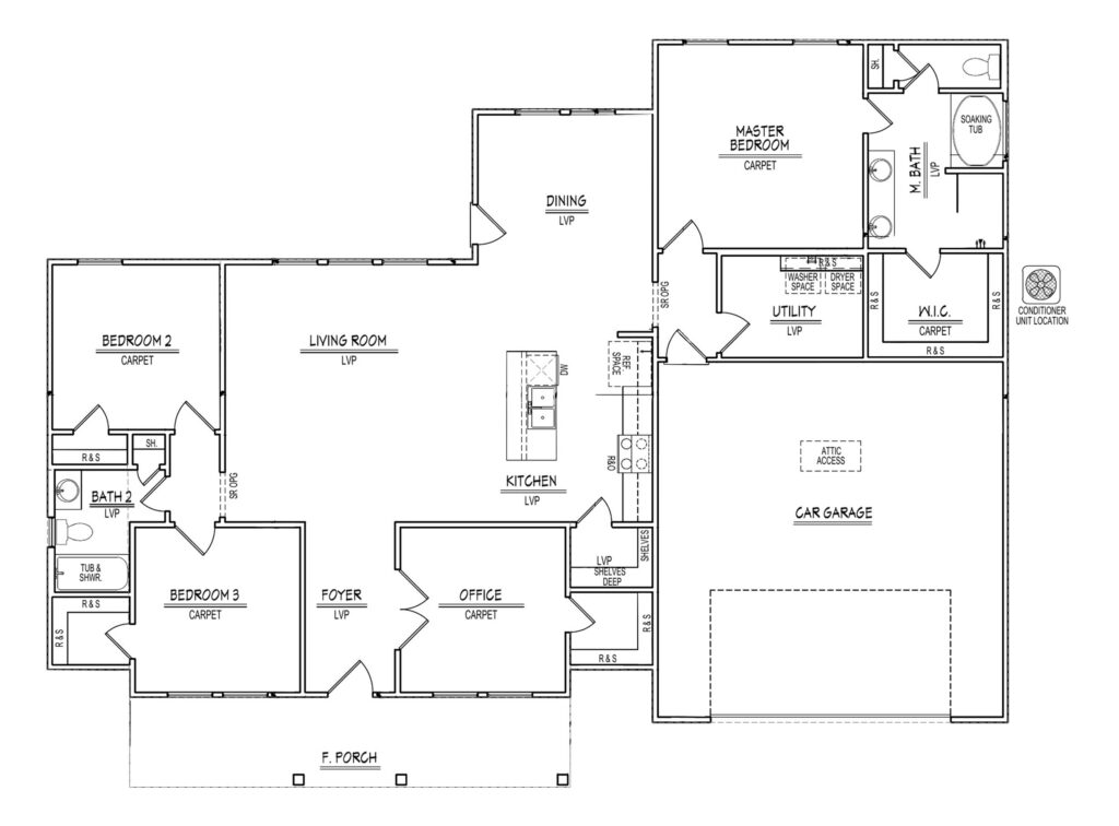 Durham First Floor plan