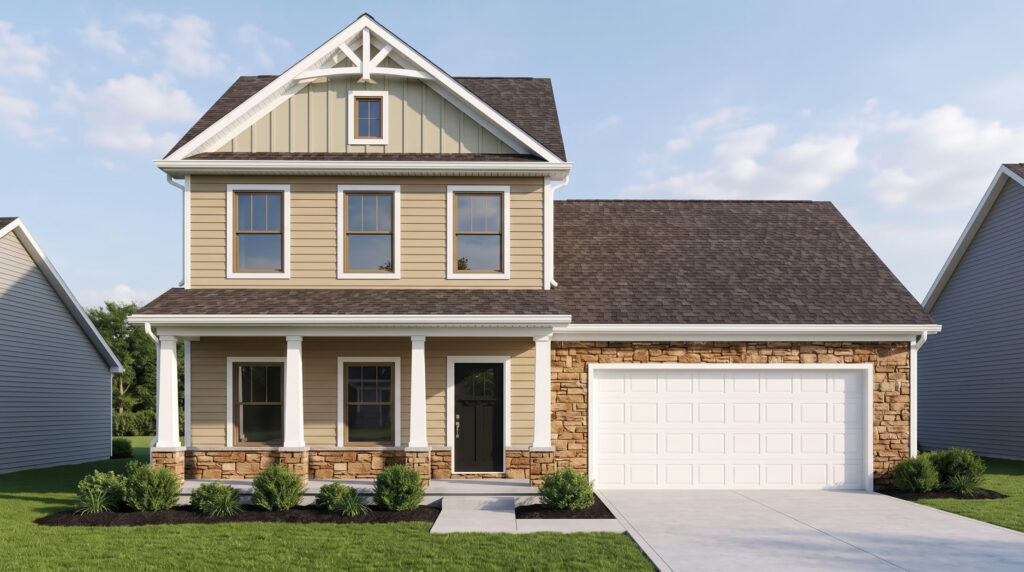 Jamesville plan exterior rendering