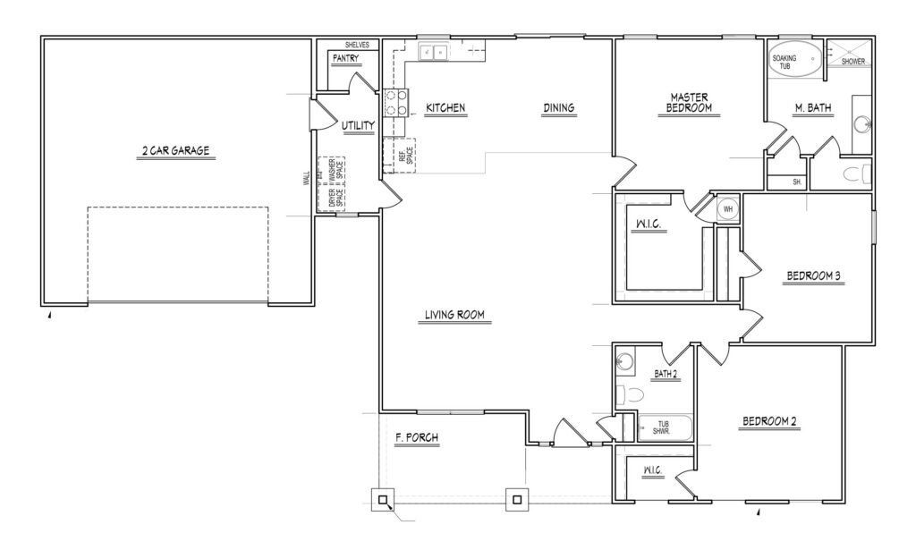 Lewisville First Floor plan
