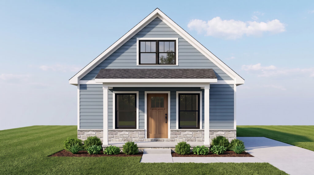 Murphy plan exterior rendering