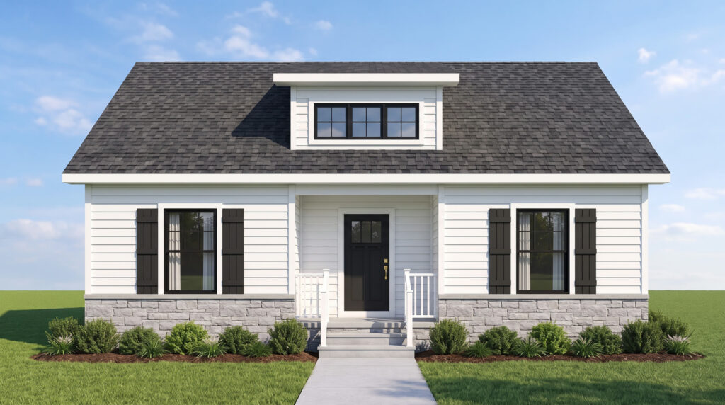 New Bern plan exterior rendering