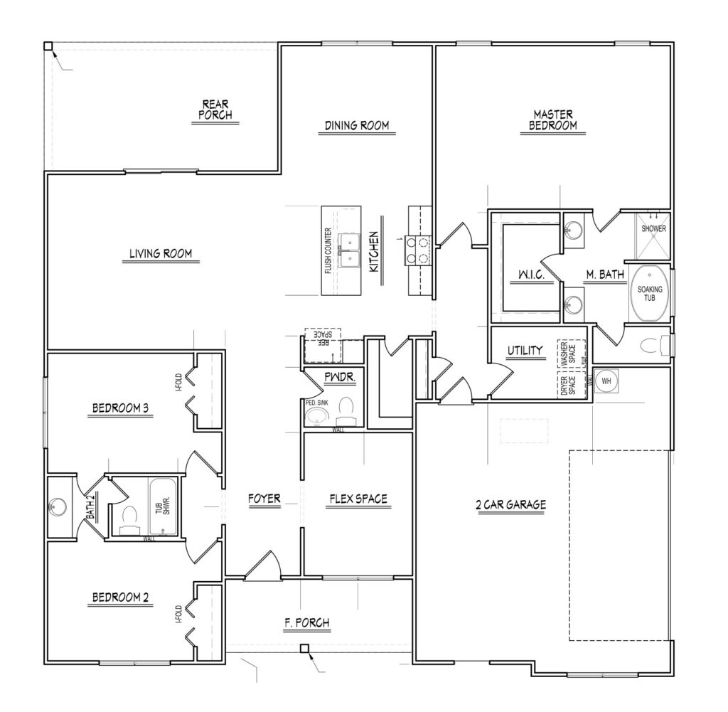 Pinehurst First Floor plan