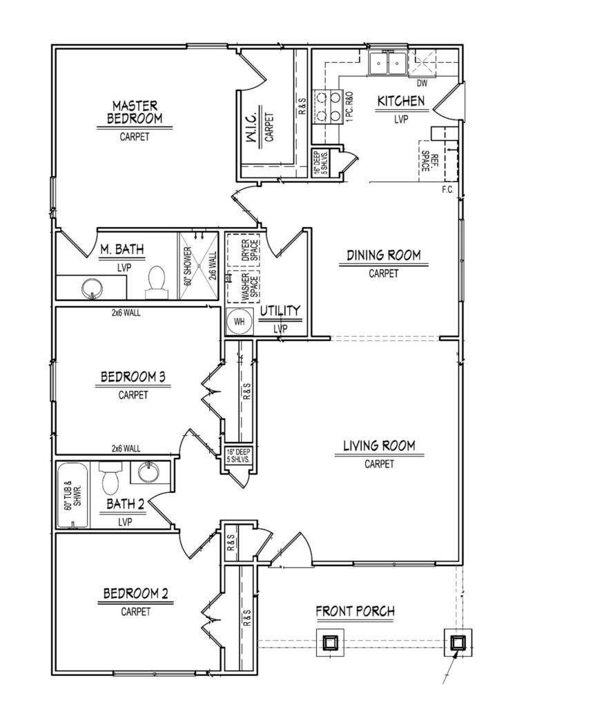 Spencer First Floor plan