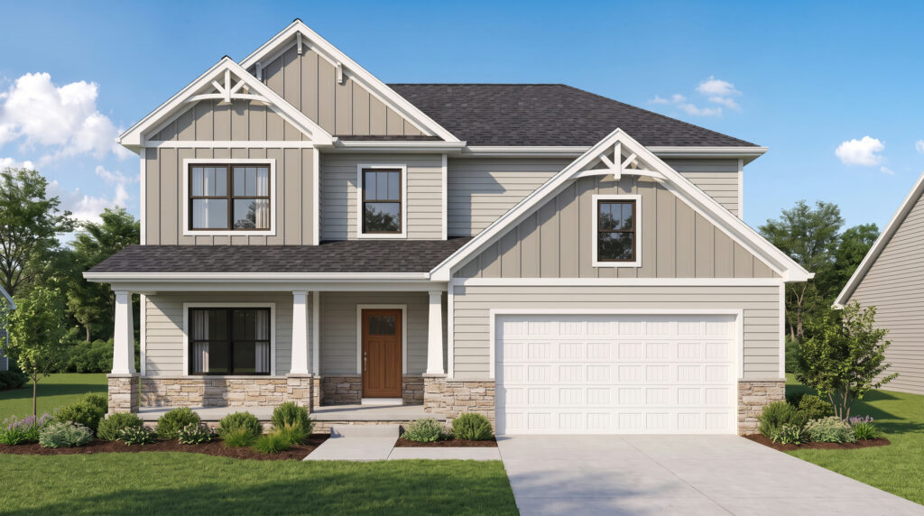 Statesville plan exterior rendering