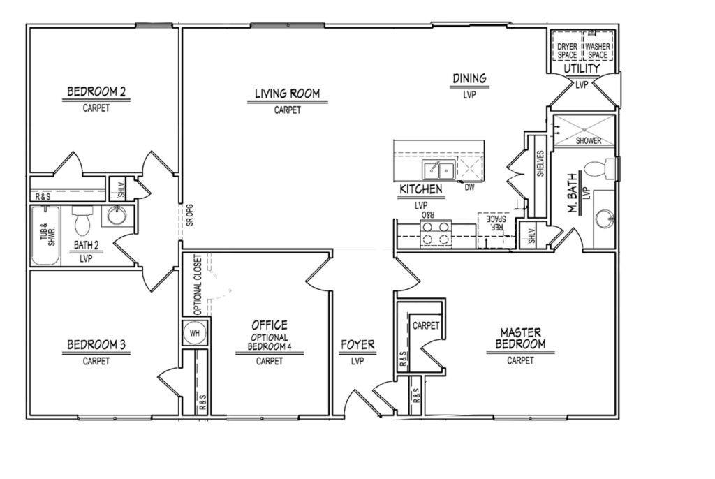 Winston First Floor plan